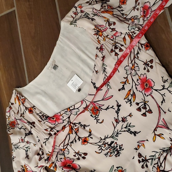 NWT Ecote Urban Outfitters Long Sleeve Floral Print Flowy Mini Dress Woman 10 - Picture 8 of 10
